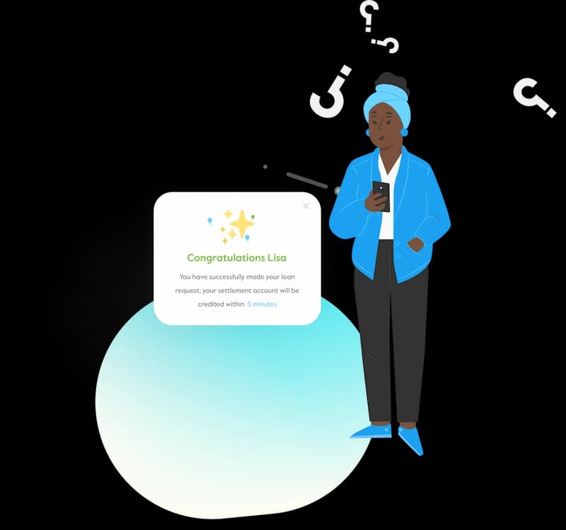 Loan application illustration